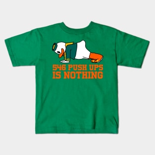 Duck and push up Kids T-Shirt